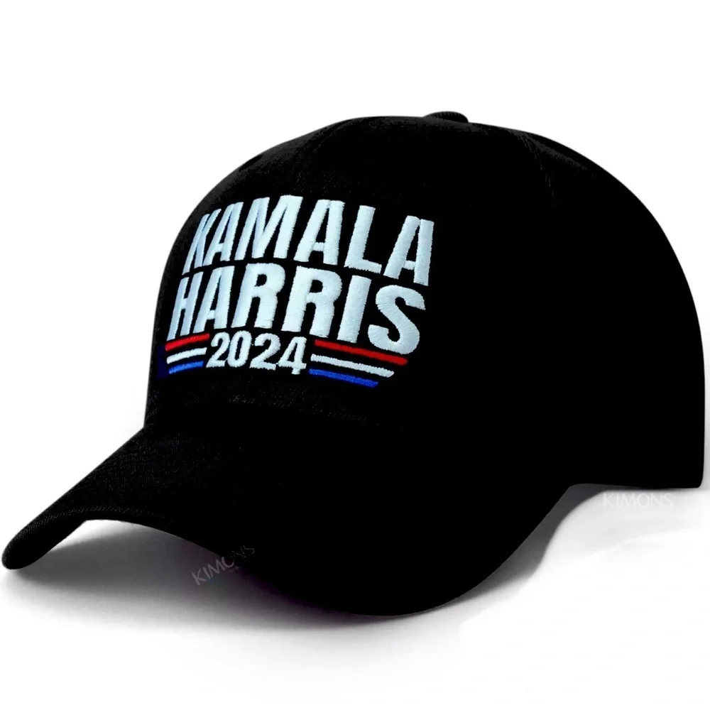 🇺🇸 Kamala Harris Hat 2024 Embroidered Presidential Election Campaign Blue Cap